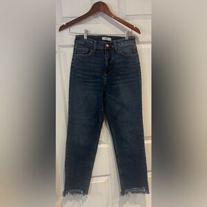 Cello Dark Wash Ankle Jeans